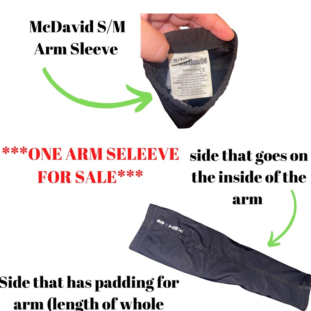 McDavid HEX® ARM SLEEVE with Padding along the whole sleeve